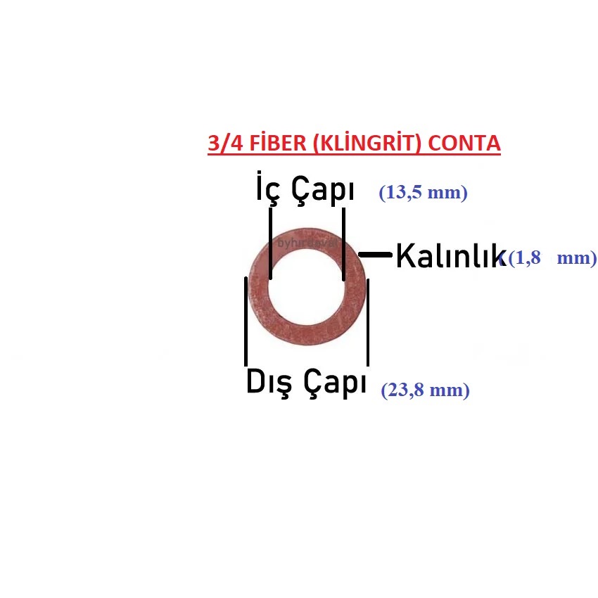3/4 FİBER (KLİNGRİT)CONTA